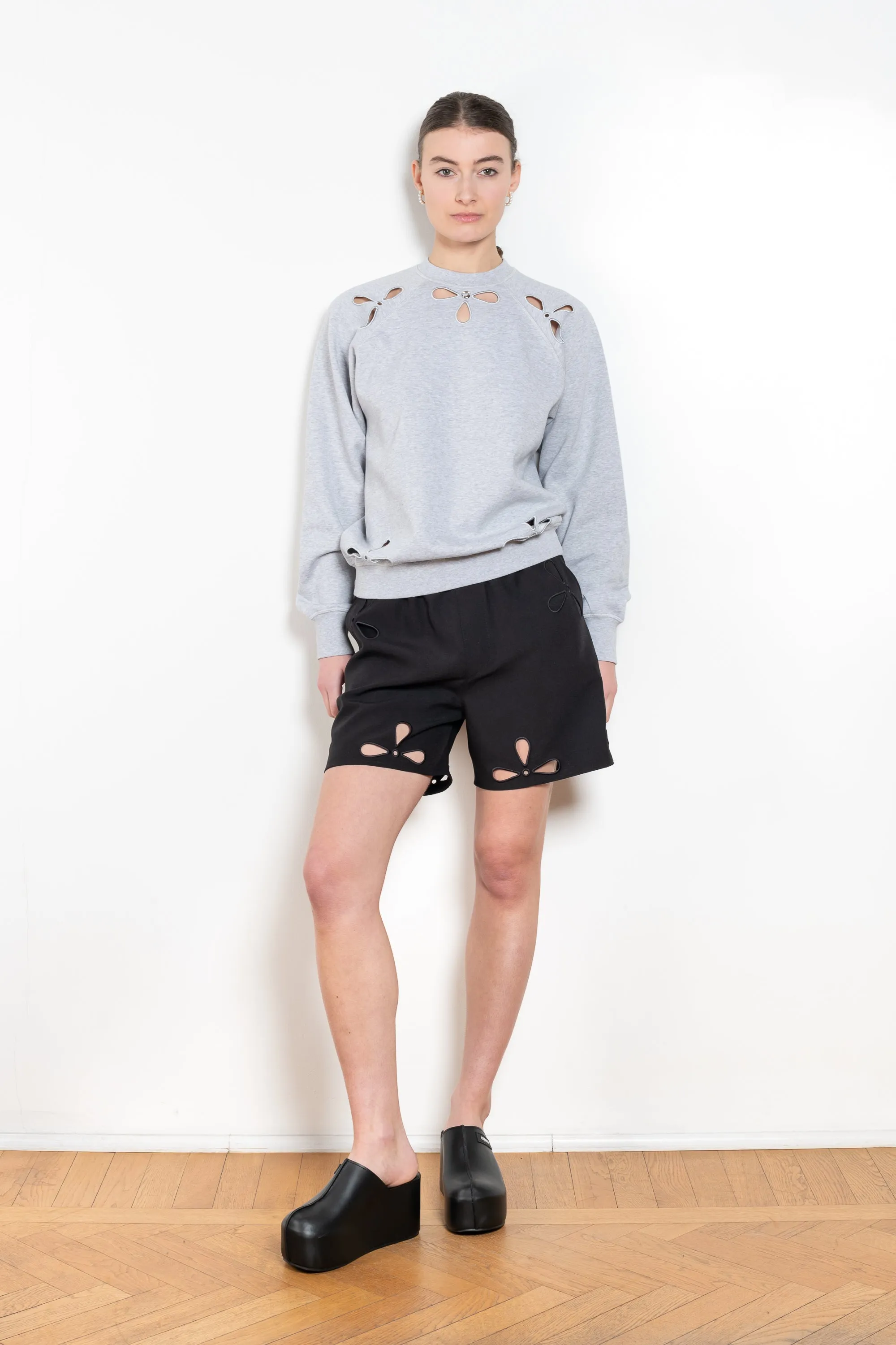 Petal Embroidered Sweater