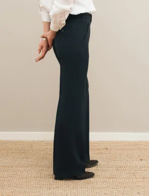 Petra Crepe Cady Trousers Night Blue