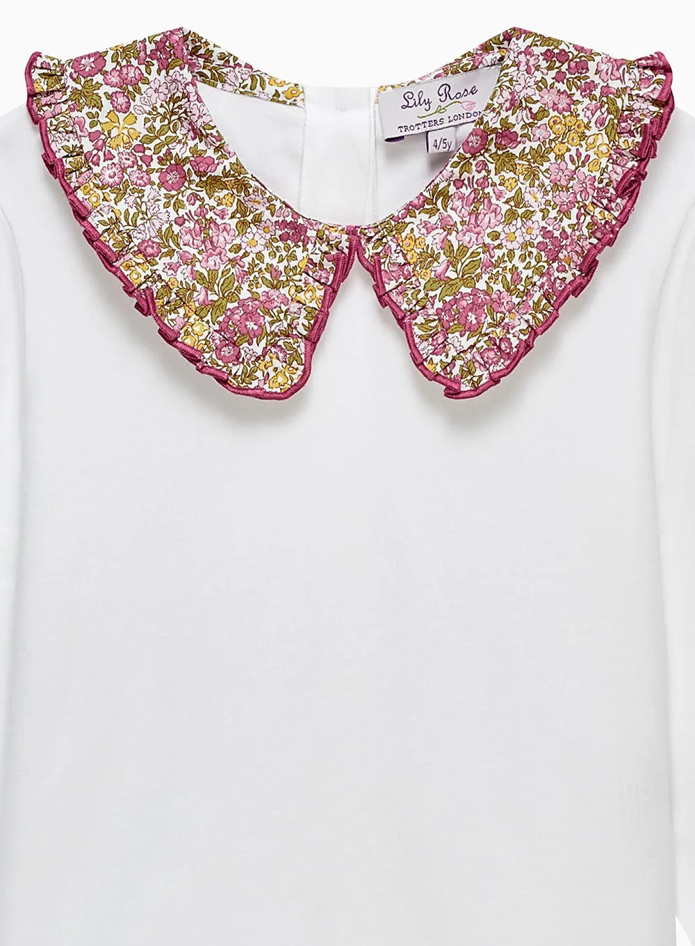 Pie Crust Jersey Top in Penny Floral