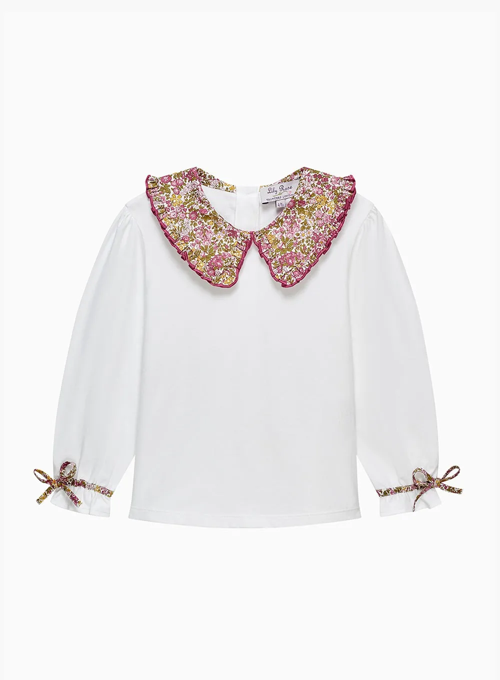 Pie Crust Jersey Top in Penny Floral