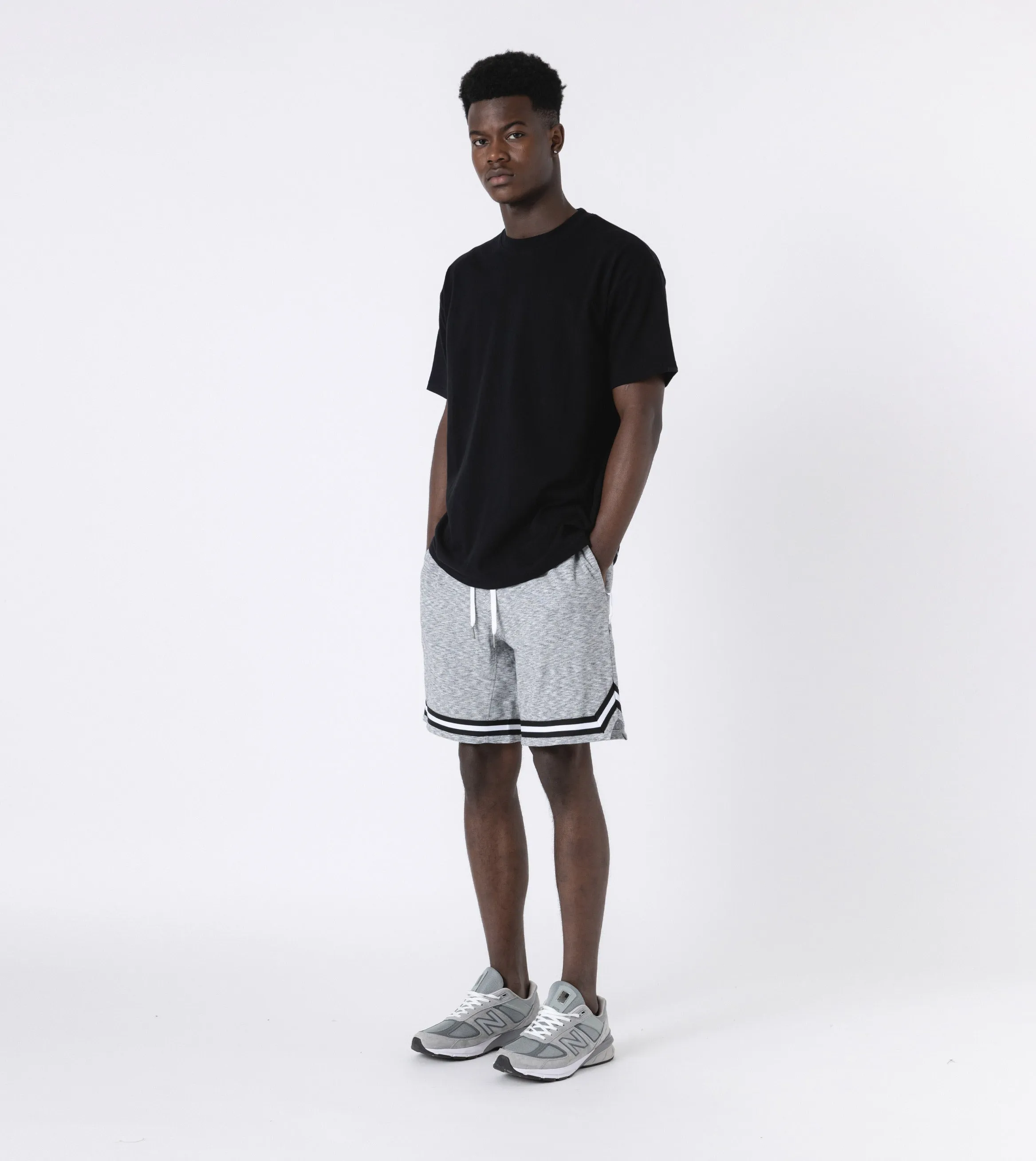 Pique Basketball Short White Noise