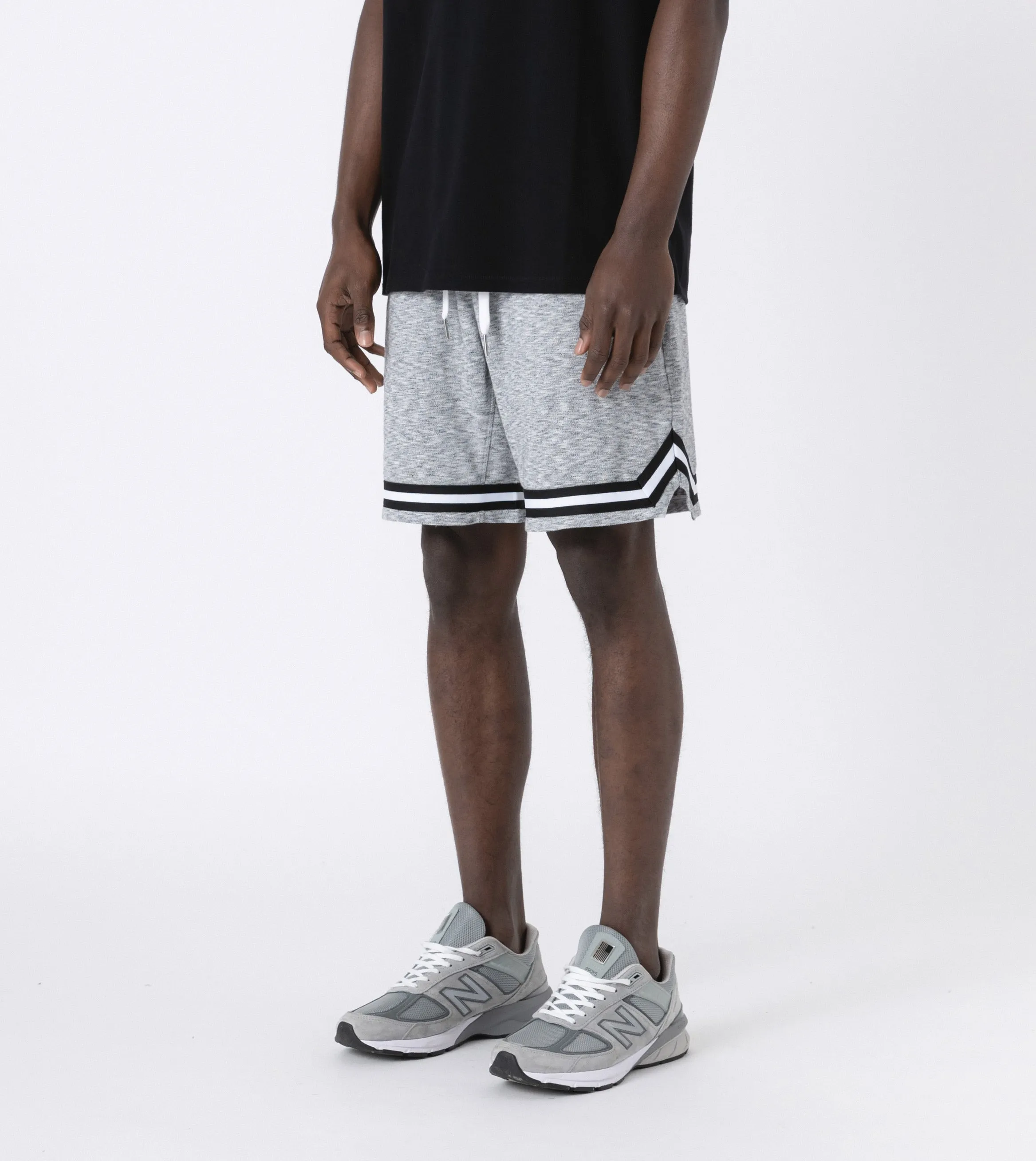 Pique Basketball Short White Noise