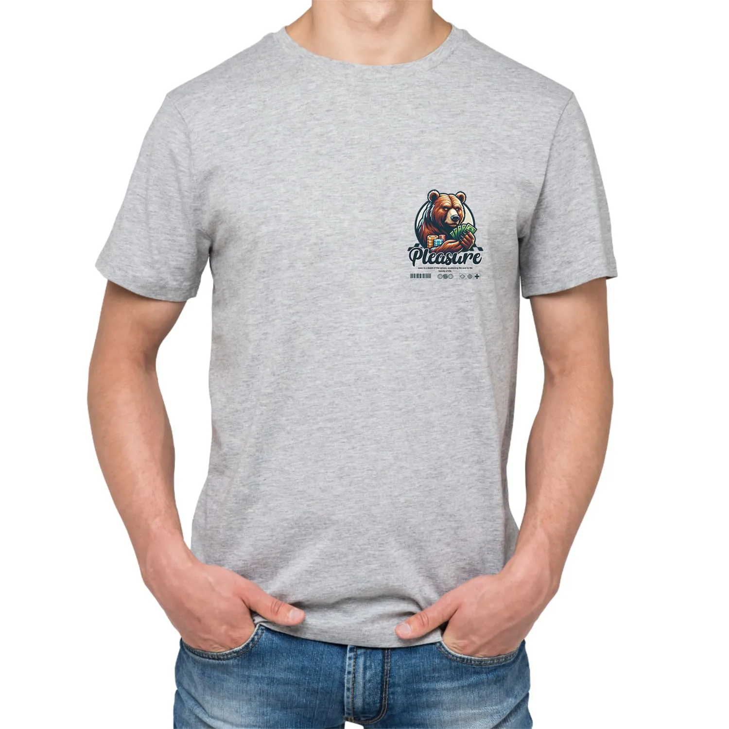 Pleasure Mens cotton printed T-shirt
