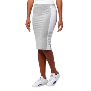 PUMA - Women - W Archive Logo Pencil Skirt - Heather Grey