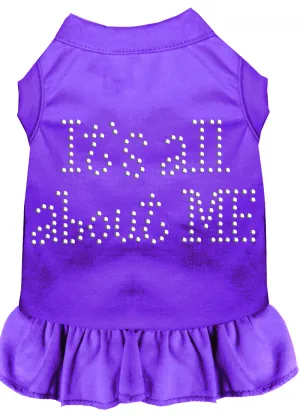 Rhinestone All About Me Dress Purple Lg