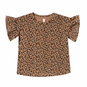 Rylee and Cru Cheetah Flutter Girls Tee