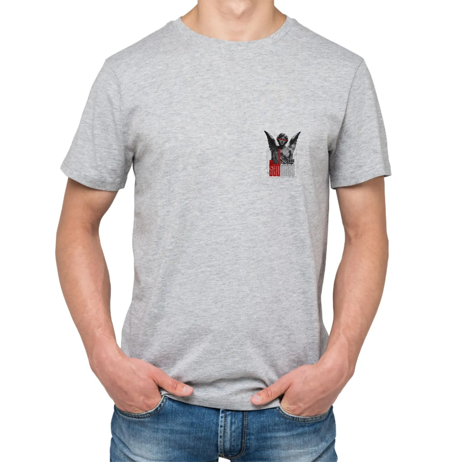 Sadness Mens cotton printed T-shirt