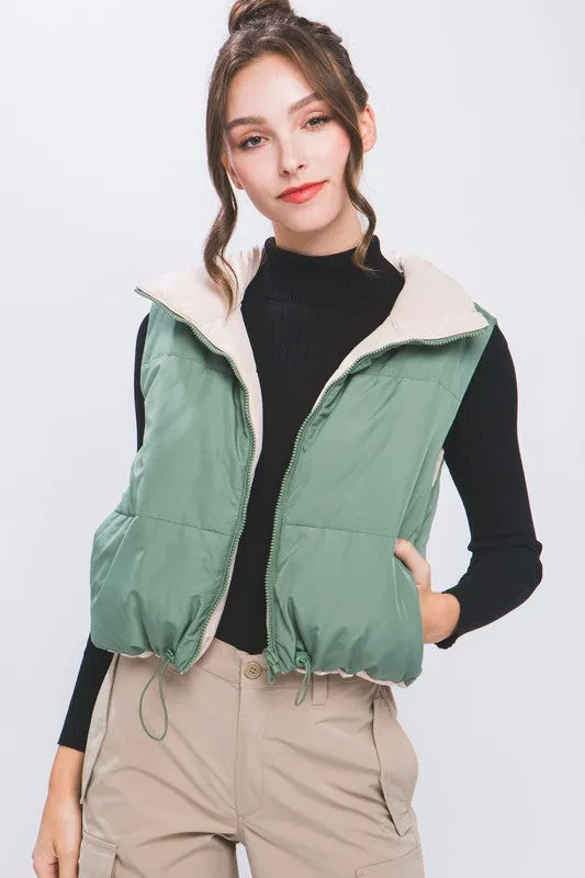 Sage Reversible Vest