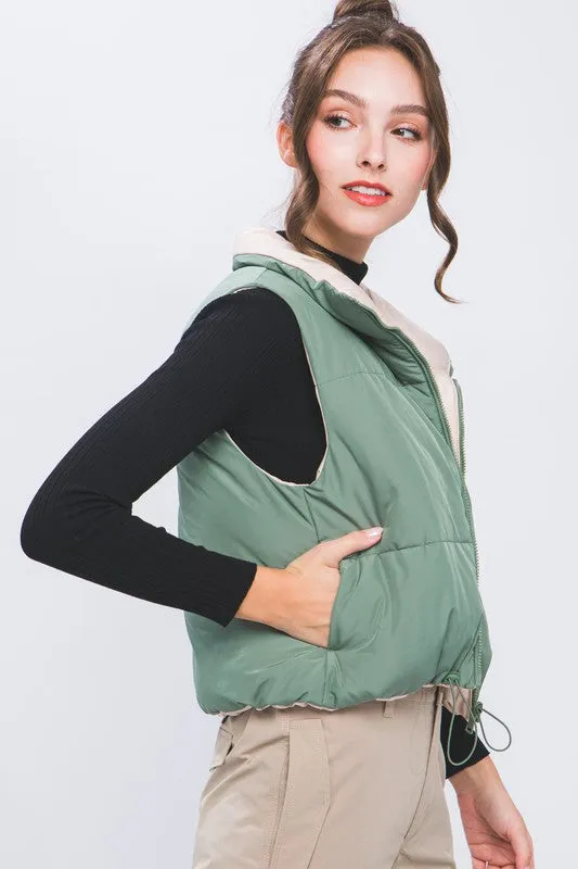 Sage Reversible Vest