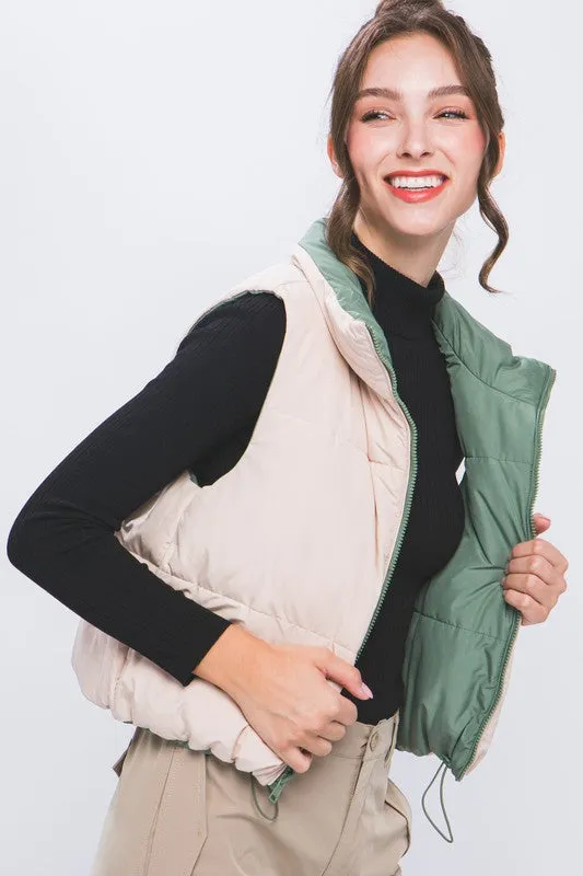 Sage Reversible Vest