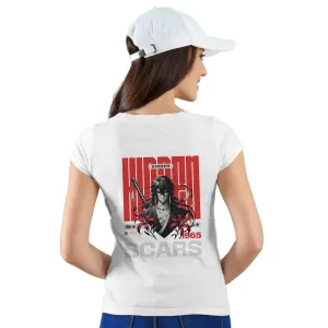 Scars Womens cotton printed T-shirt