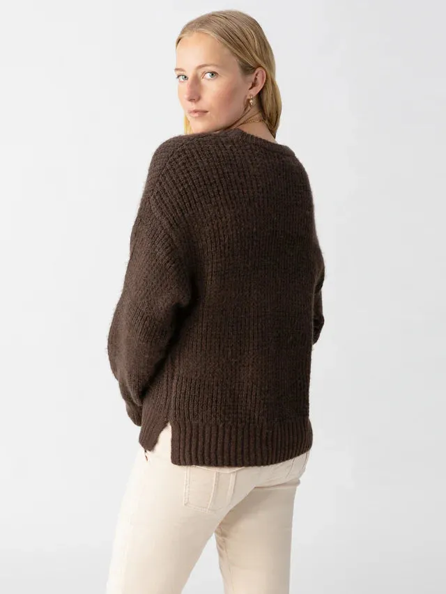 Snow Bunny Sweater - Coffee