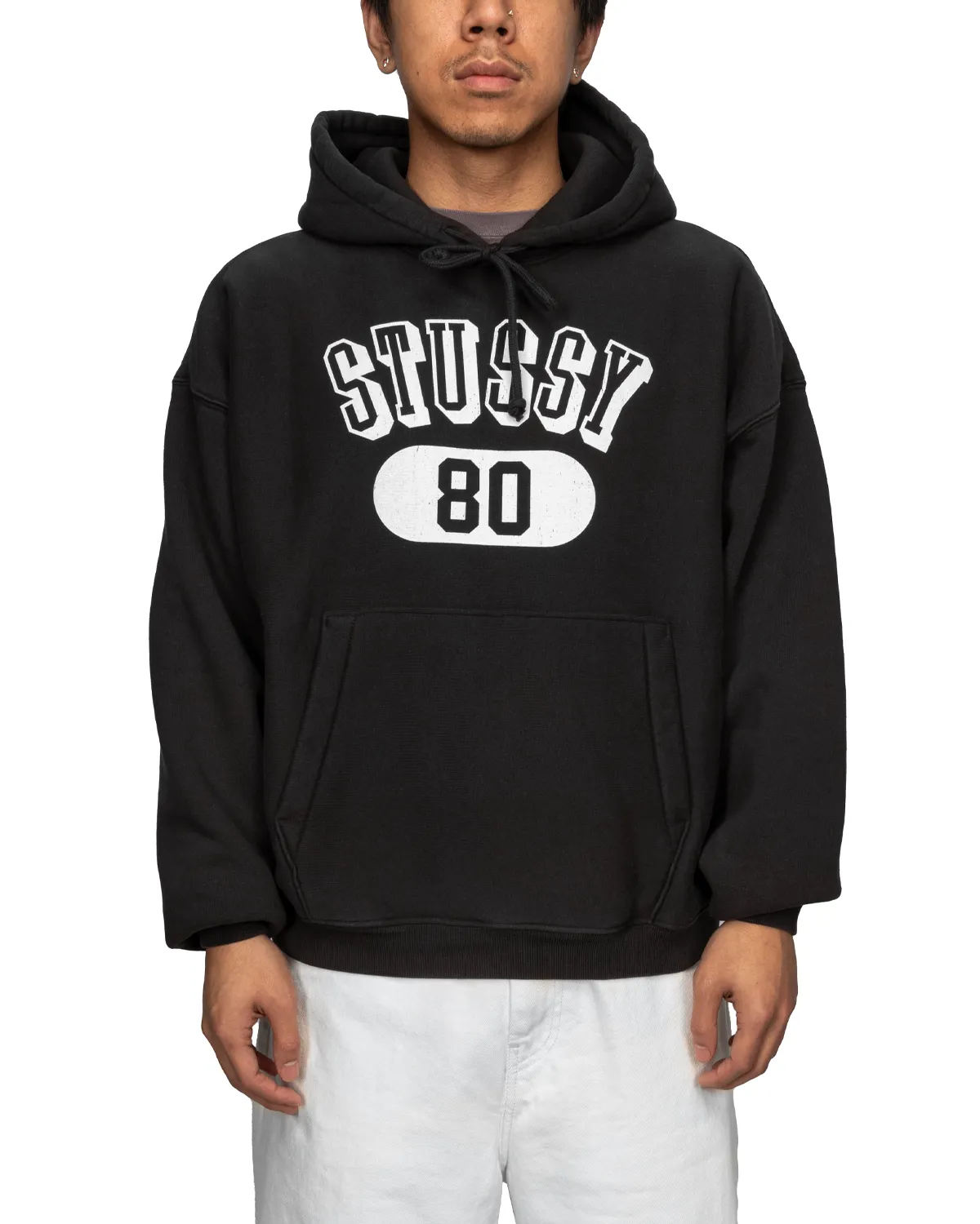 Stussy 80 Relaxed Hood Washed Black