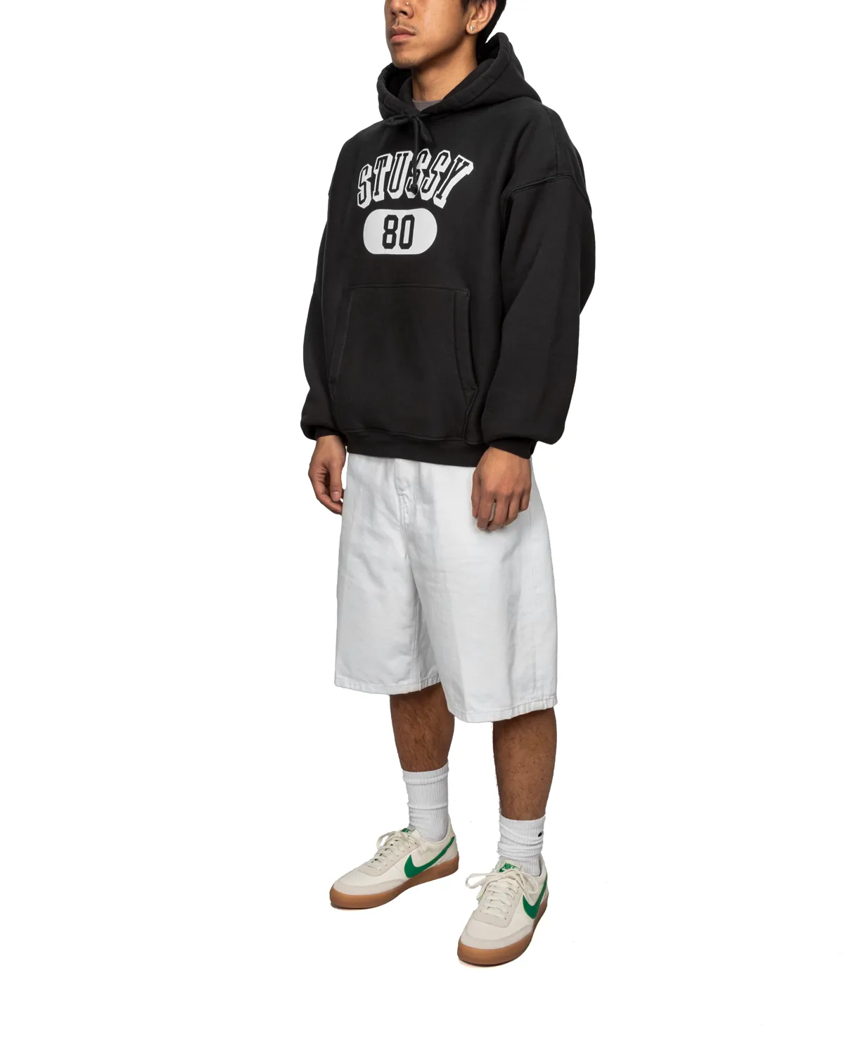 Stussy 80 Relaxed Hood Washed Black