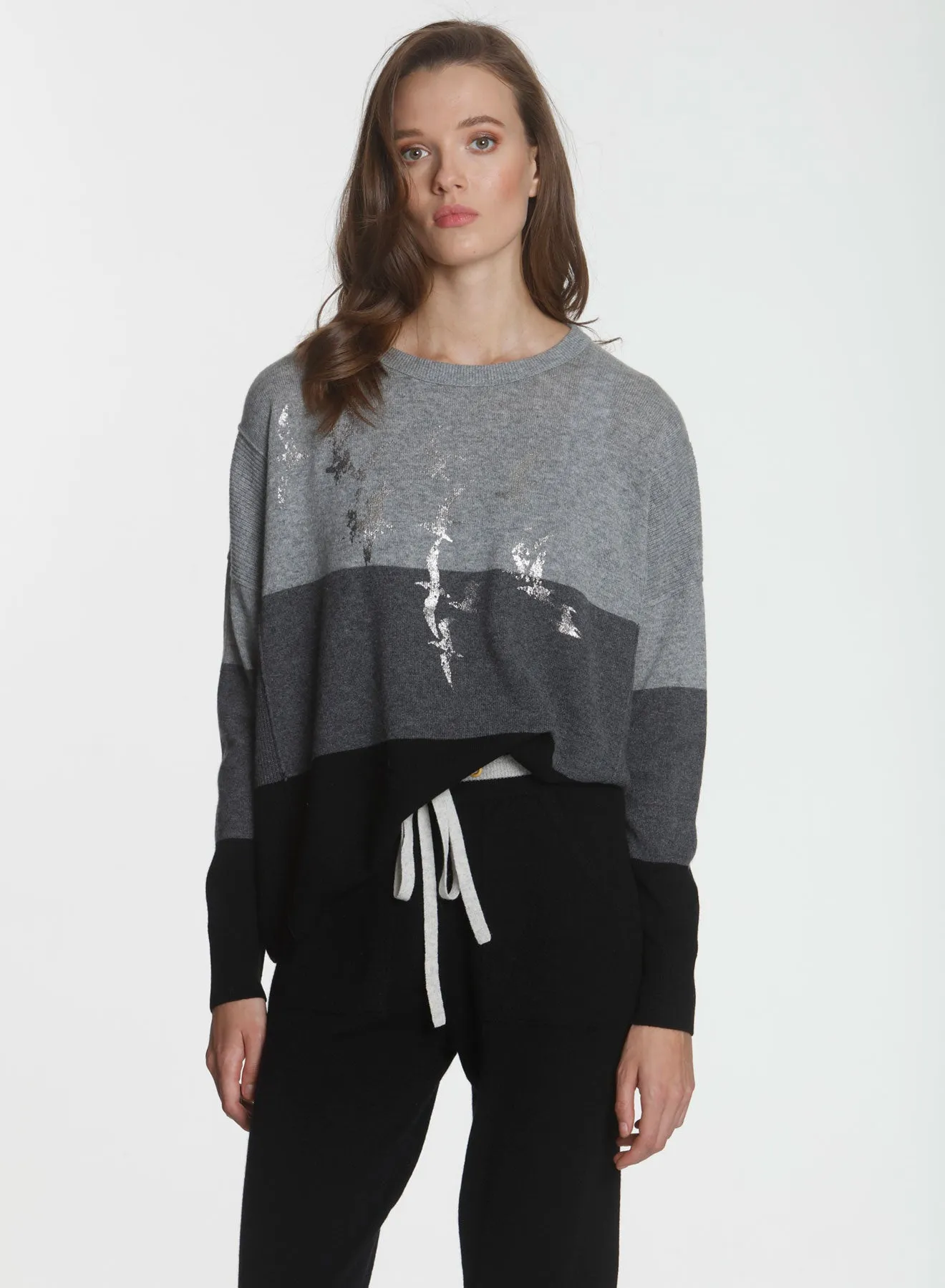 Sunset Wide Scoop - Charcoal/black