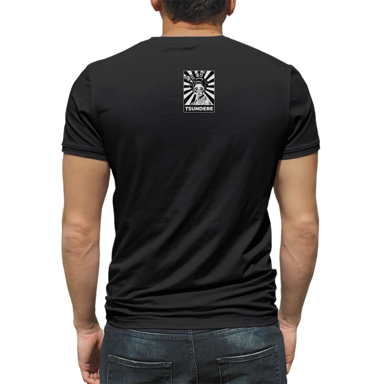 Tsundere Mens cotton printed T-shirt