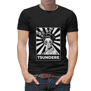 Tsundere Mens cotton printed T-shirt