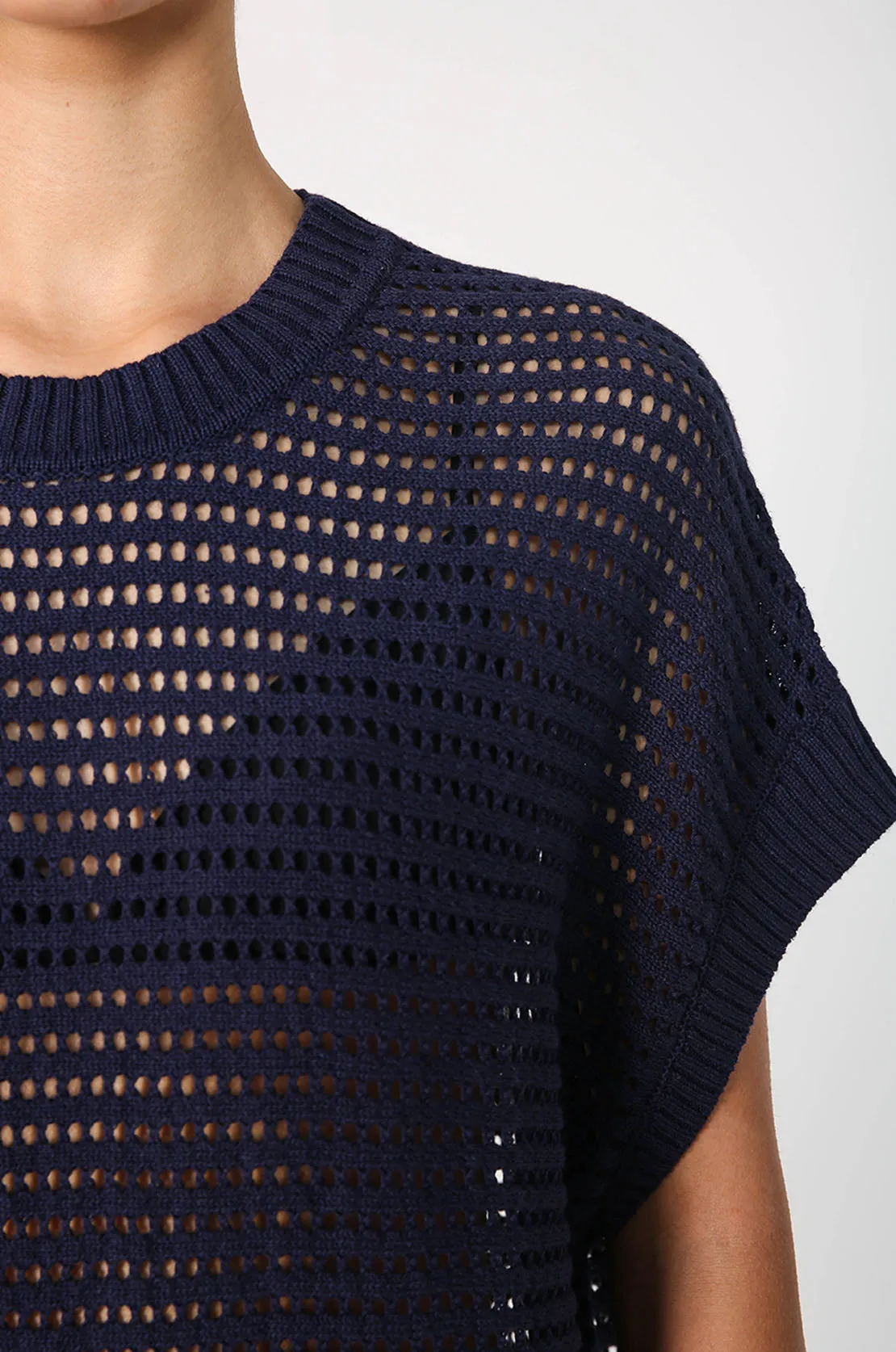 upbeat turn vest / biro navy blue