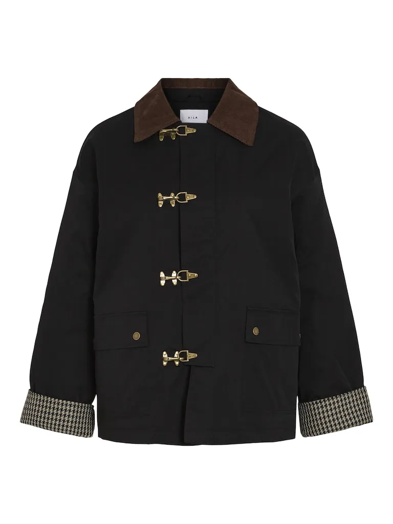 Vila Womens Bukki L/S Jacket Black Beauty