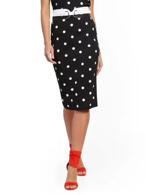 Whitney High-Waist Pull-On Pencil Skirt - 7th Avenue