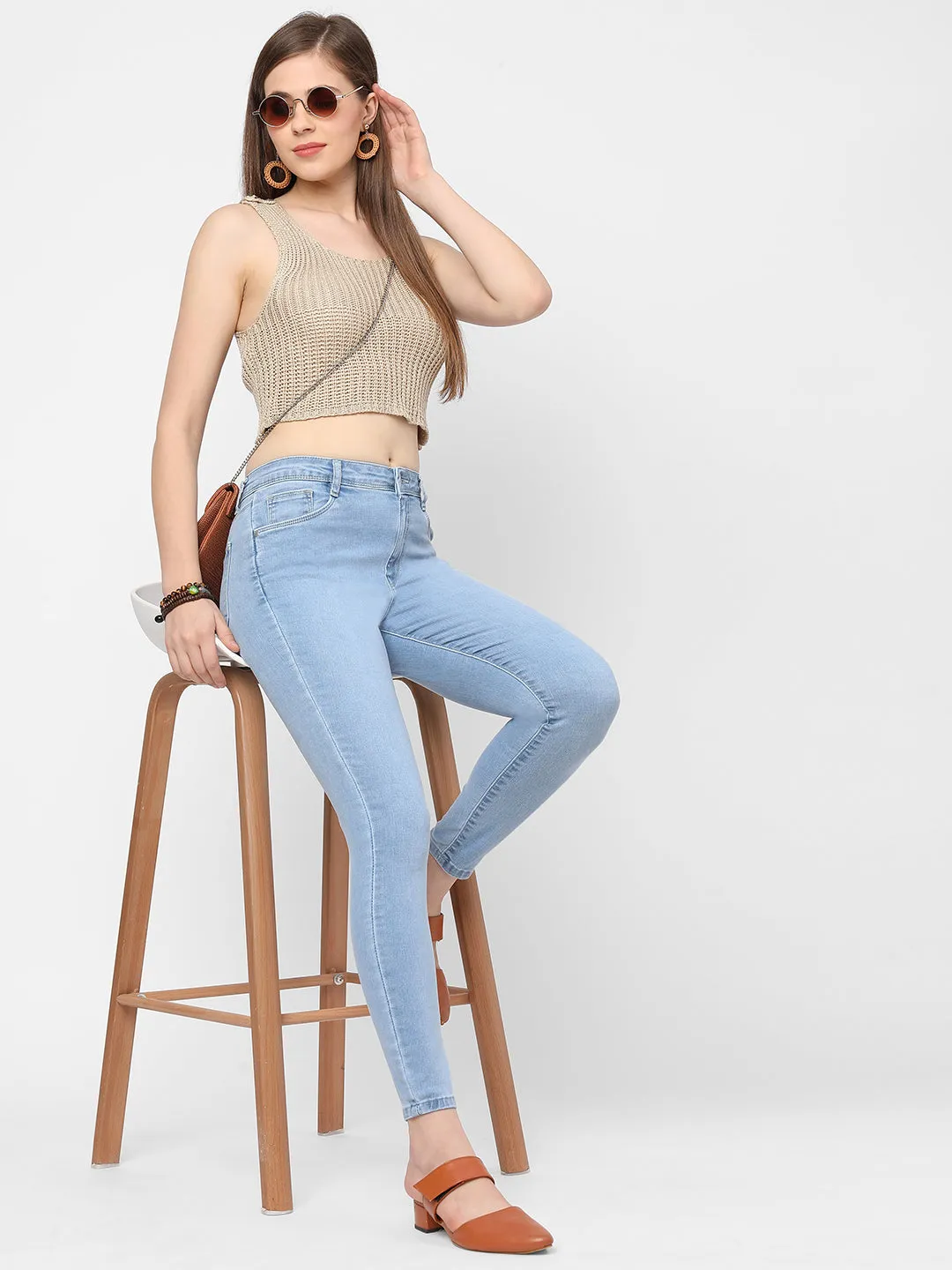 Women High-Rise Skinny Jeans