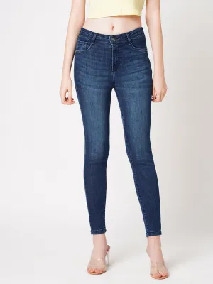Women Sky High-Rise Skinny Fit Jeans