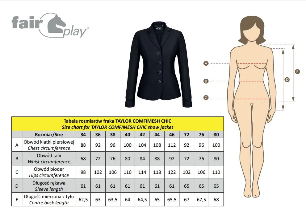 Women´s Show Jacket Taylor Chic COMFIMESH™