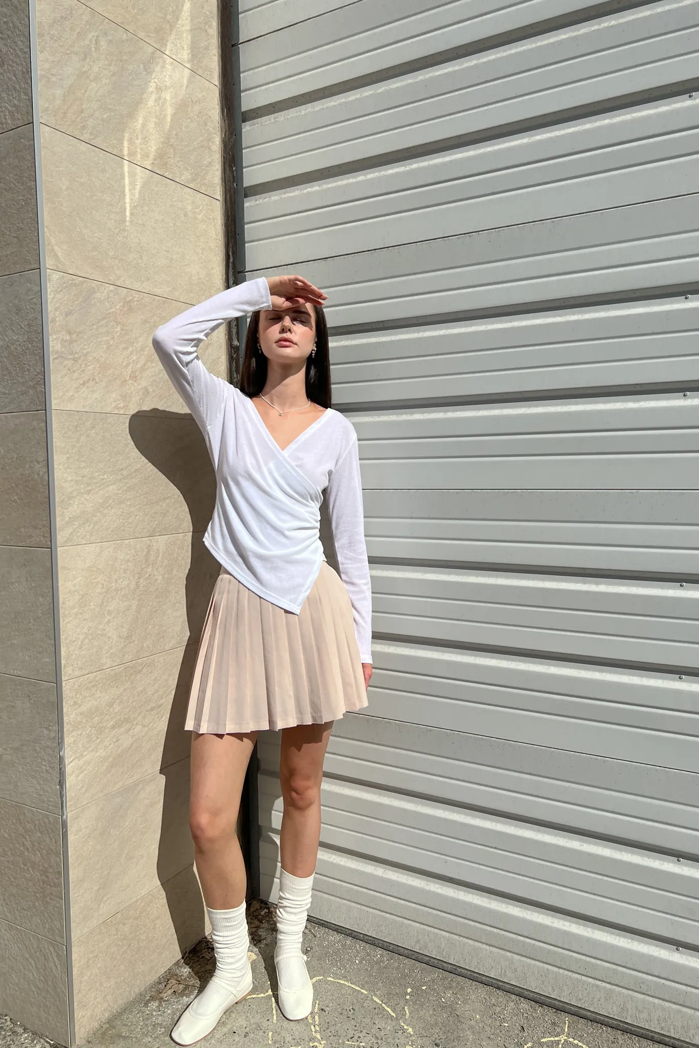WRAP LONG SLEEVE TOP