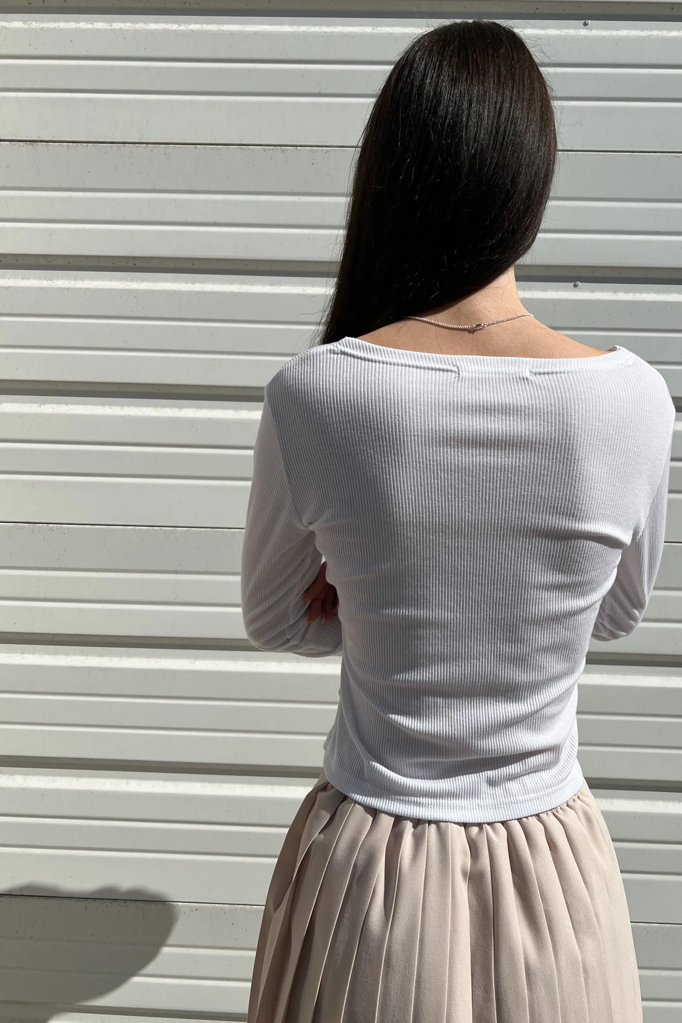 WRAP LONG SLEEVE TOP