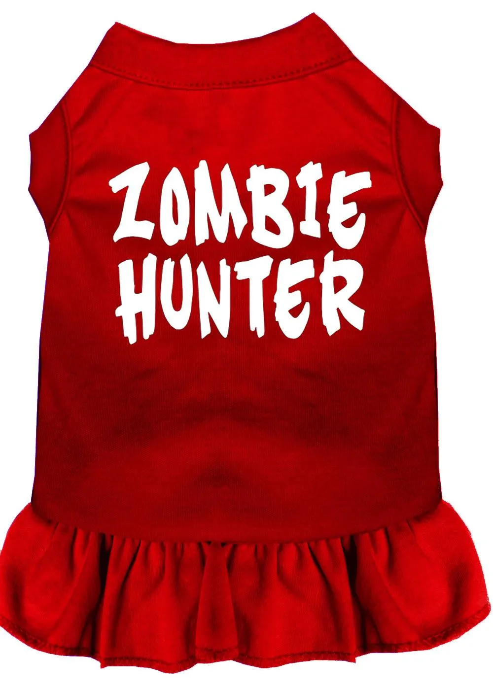 Zombie Hunter Screen Print Dress Red Xxl (18)