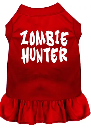 Zombie Hunter Screen Print Dress Red Xxl (18)